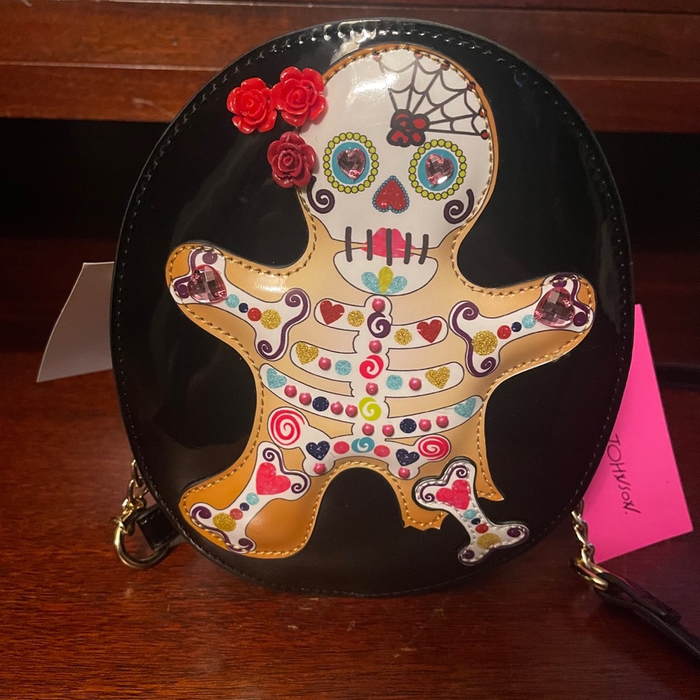 New with tags Betsy Johnson Halloween crossbody.